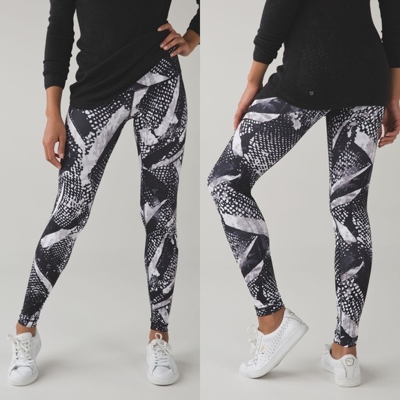 Lululemon Wunder Under Static Mist Yoga Leggings 4 - Picture 1 of 8